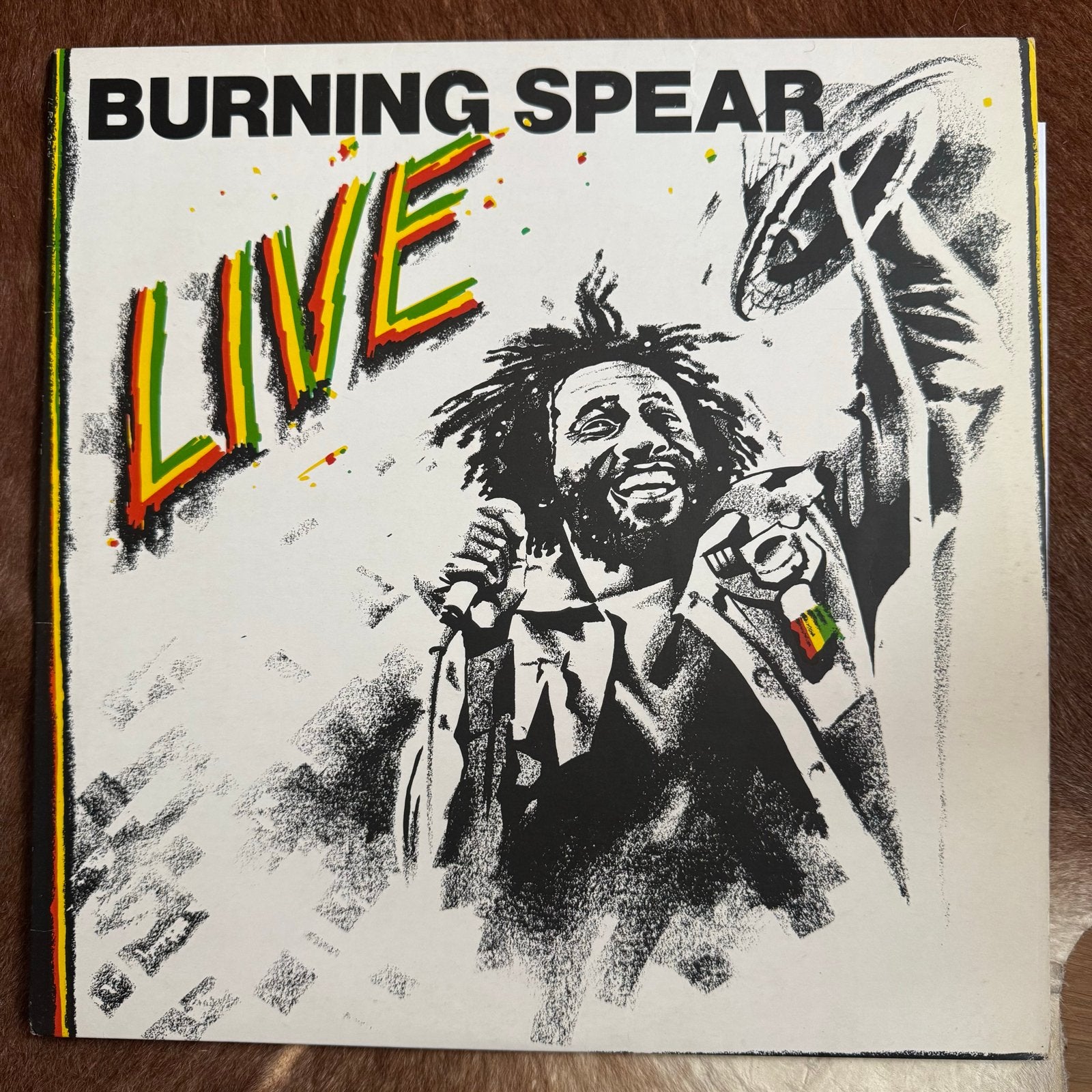 Burning Spear - Live LP (Reggae, Roots Reggae), LP, Originele persing, Ophalen of Verzenden, Zo goed als nieuw