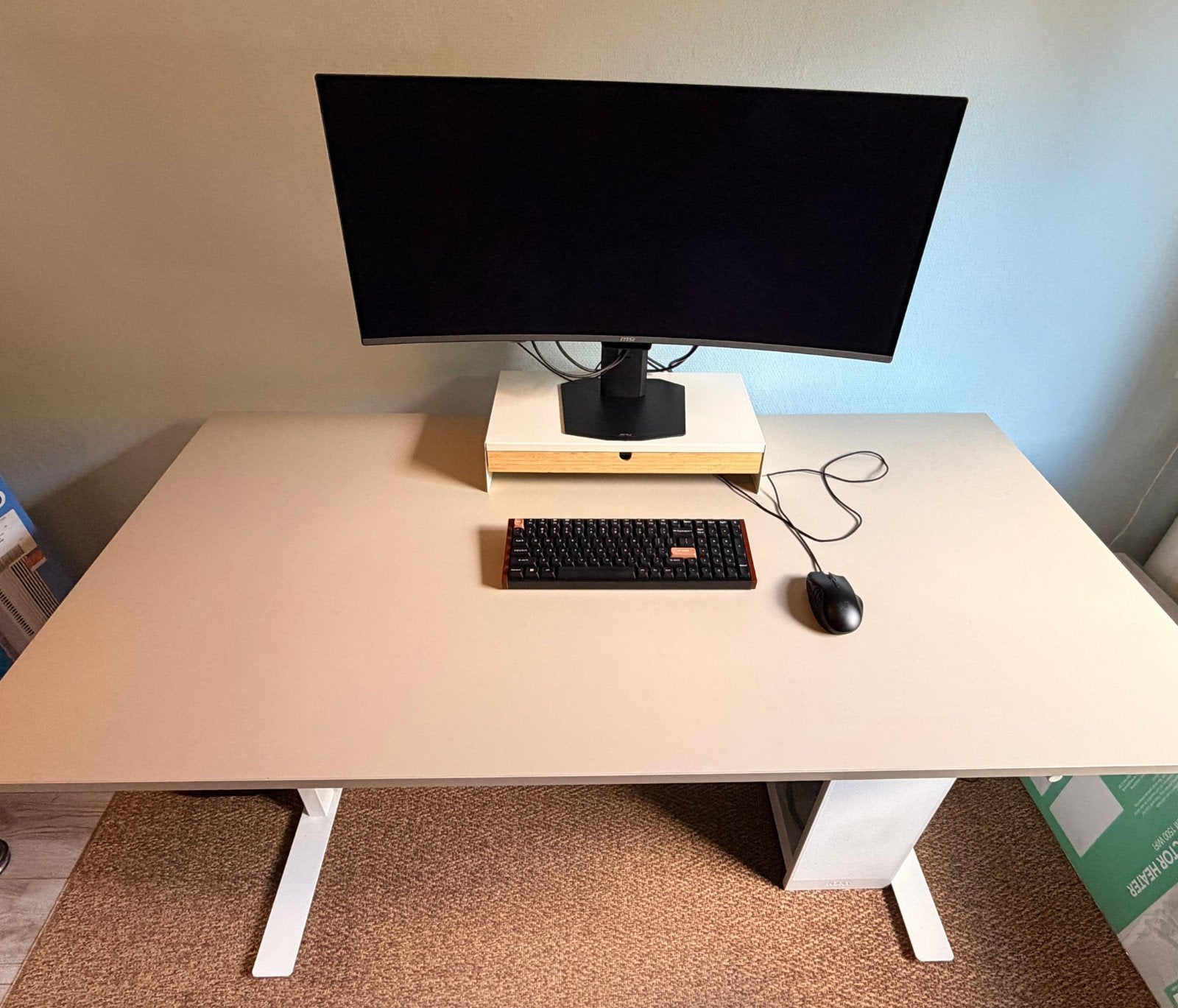 Ikea zit/sta bureau 160X80, Huis en Inrichting, Ophalen, IKEA