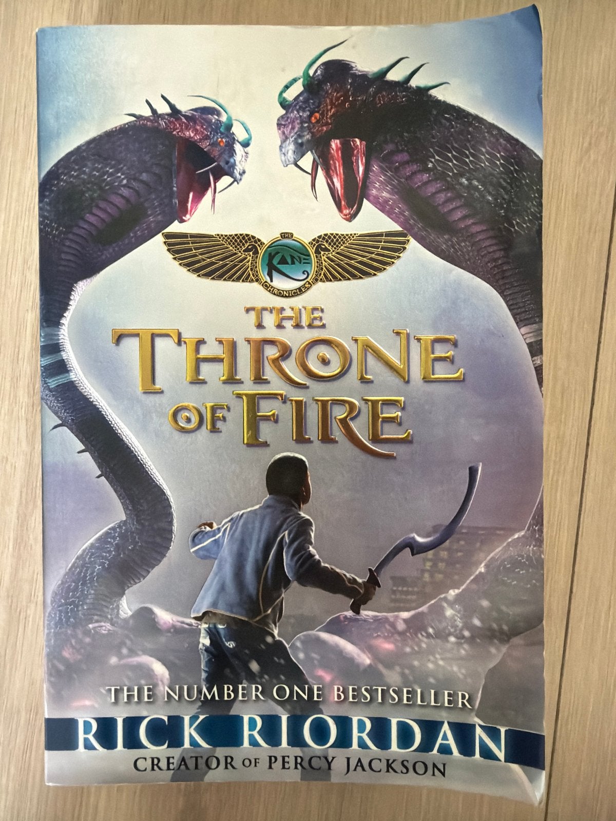 The Throne of Fire - Rick Riordan (Engels), Boeken, Ophalen, Gelezen