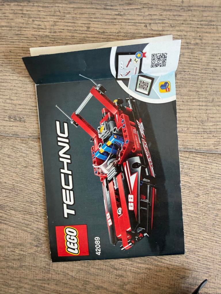 Lego Technic Raceboot 42089, Lego, Ophalen of Verzenden, Zo goed als nieuw, Complete set