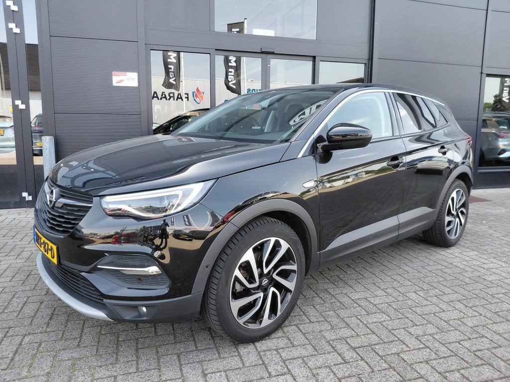 Opel Grandland X 1.2 Turbo Ultimate | elektrische kofferbak, Auto's, Opel, Voorwielaandrijving, 12 maanden, Stof, Gebruikt