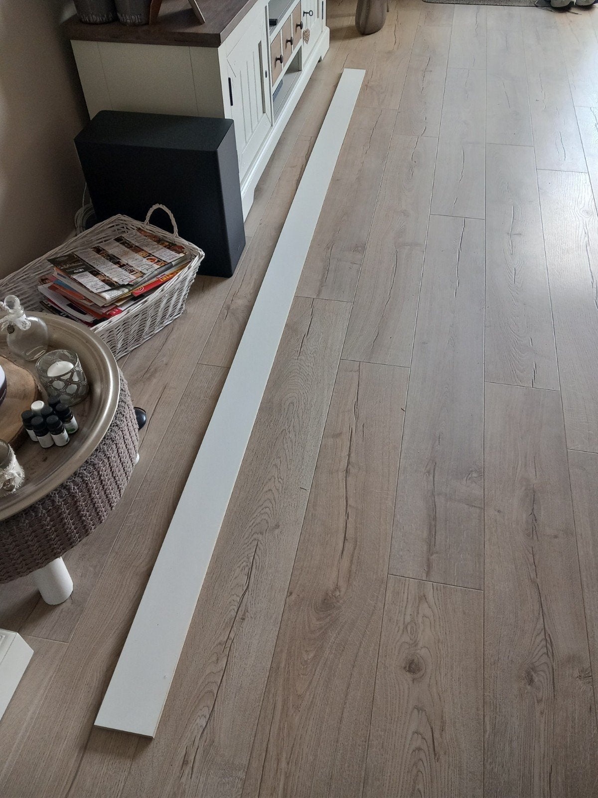 Restant vensterbankhout 300x10.5 cm, Ophalen, Nieuw, Plank, 300 cm of meer