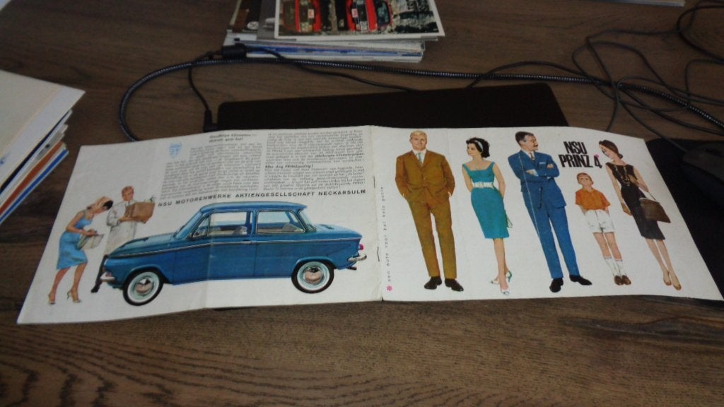 Folder NSU PRINZ 4, Verzenden, Gelezen, Overige merken