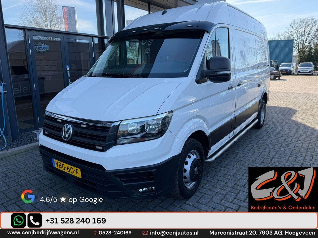 Volkswagen Crafter 50 2.0 TDI L3H3 DL Highline brandschade,, Auto diversen, Schadeauto's, Automaat, Overige carrosserieën, Volkswagen