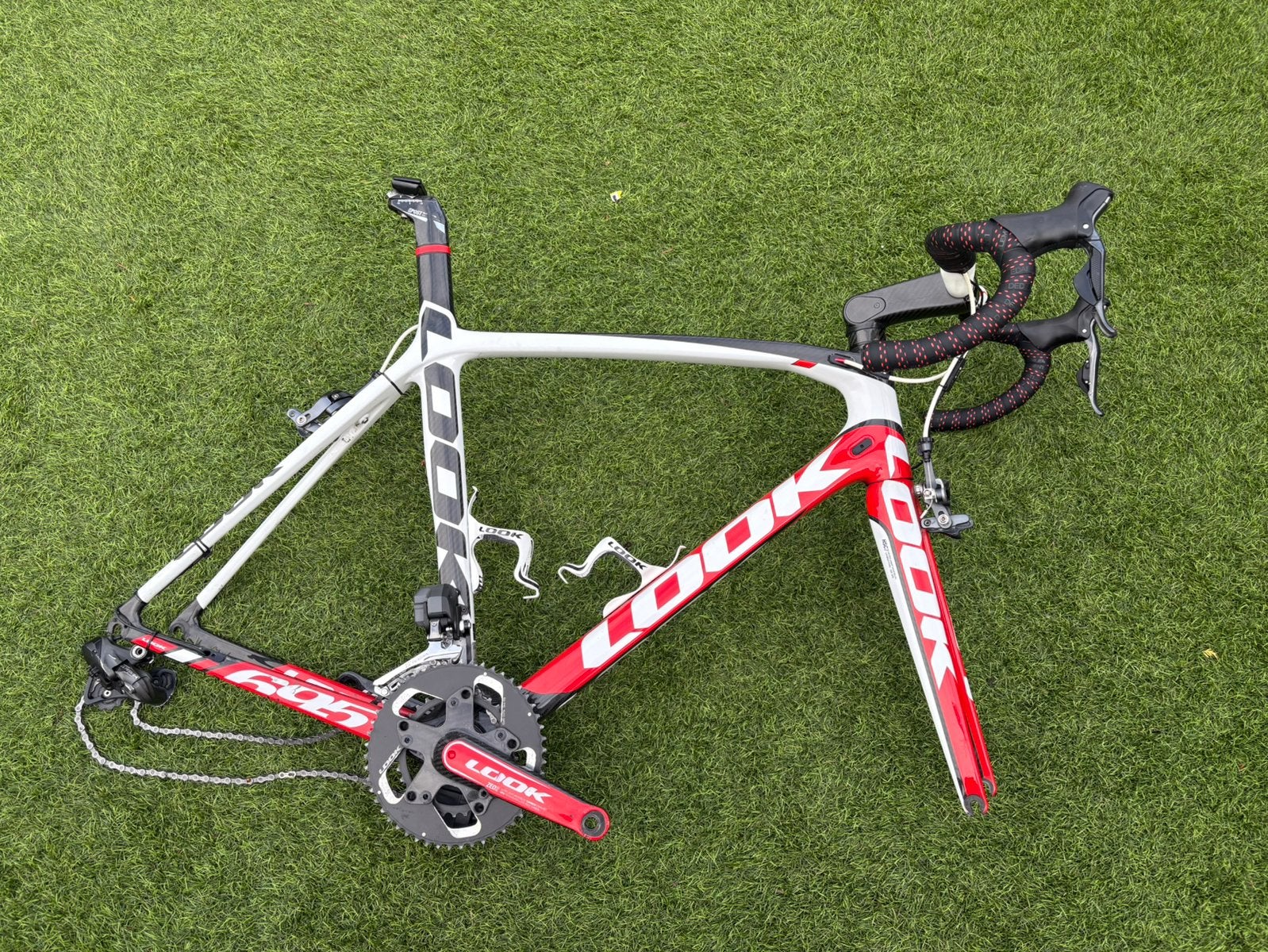 Frameset 695 full carbon maat L incl ultegra Di2 2x10, Fietsen en Brommers, Gebruikt, Info@velovenlo.nl, Racefiets, Carbon