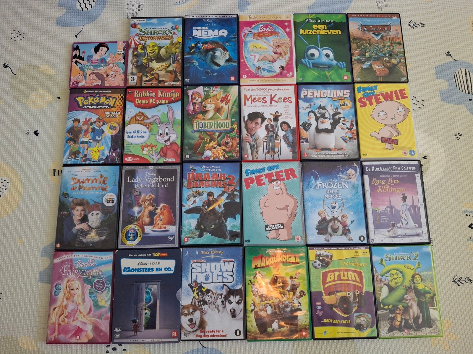 Collectie Kinderfilms 21 DVD's, Cd's en Dvd's, Gebruikt, Animatie, Verzenden, Alle leeftijden