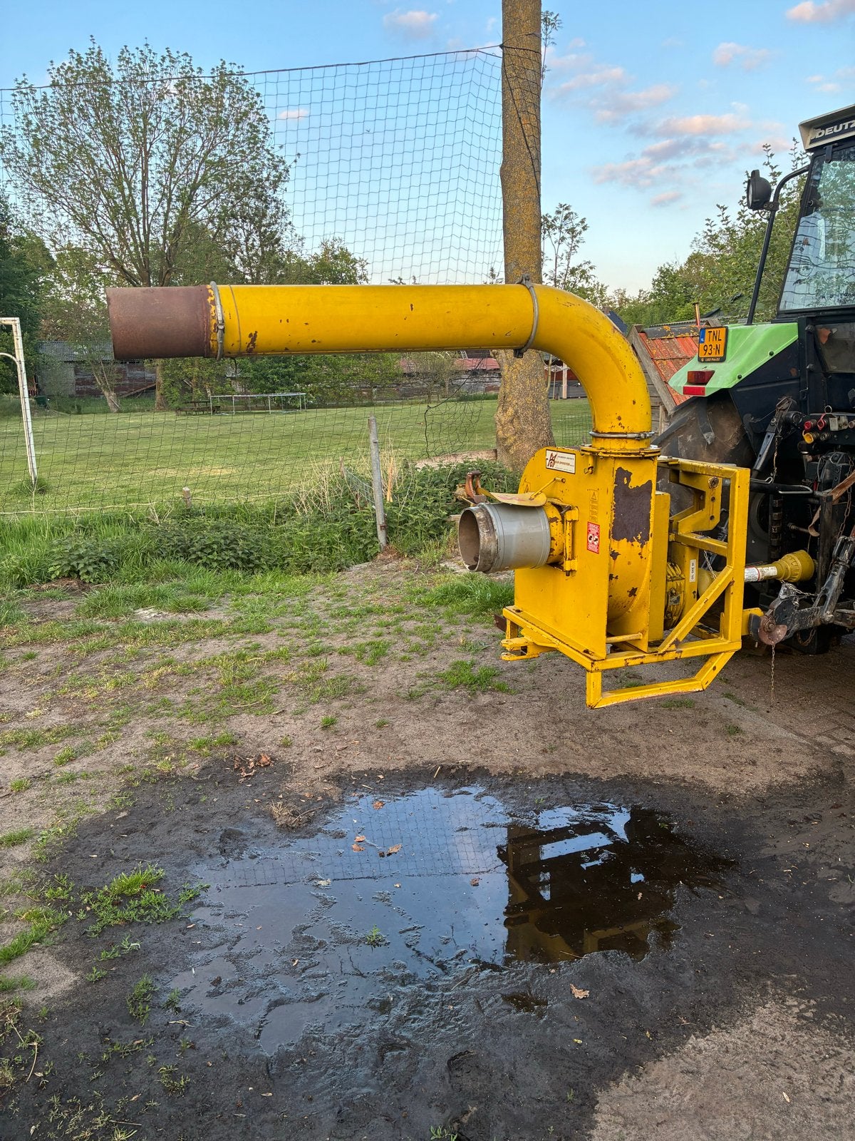 KWH Bladblazer / Bladzuiger voor Tractor, Ophalen, Benzine, Gebruikt, Met zuigfunctie