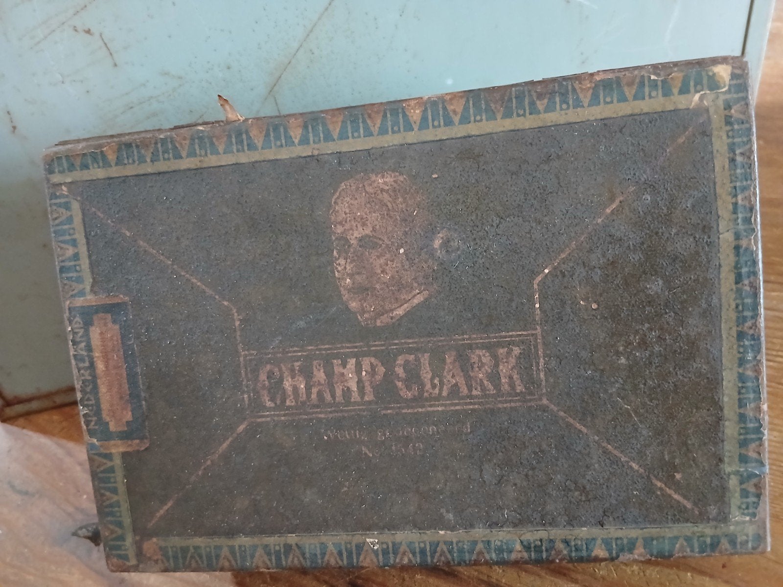 oud sigarenblik Champ Clark, Ophalen of Verzenden, Gebruikt