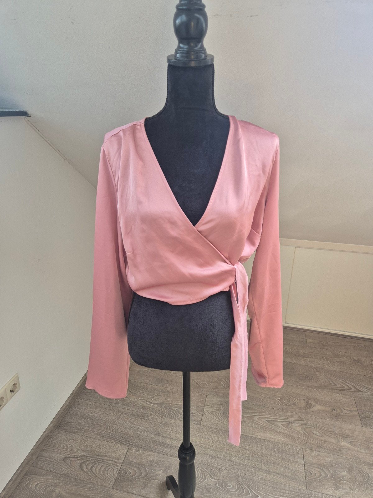 wikkel blousje.  maat 42, Verzenden, Maat 42/44 (L), Bershka, Zo goed als nieuw