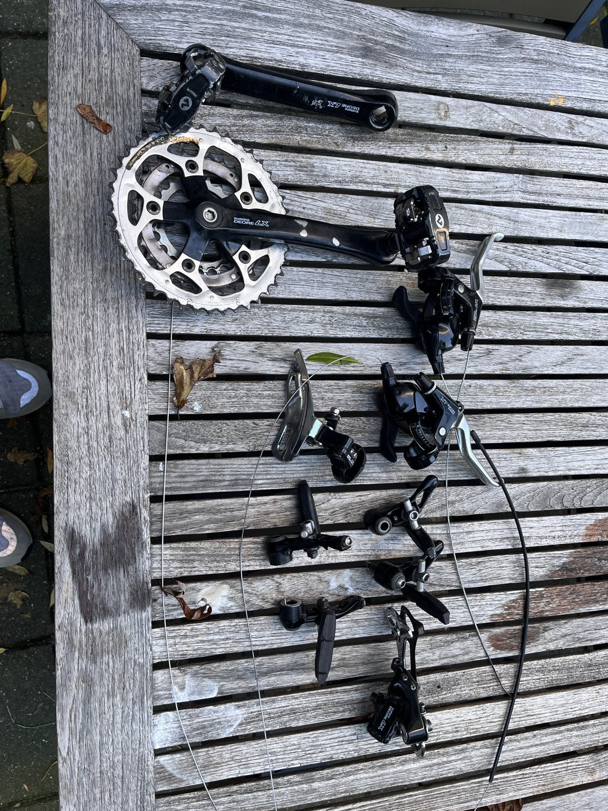 Vintage shimano lx set ., Ophalen of Verzenden, Zo goed als nieuw, Overige typen