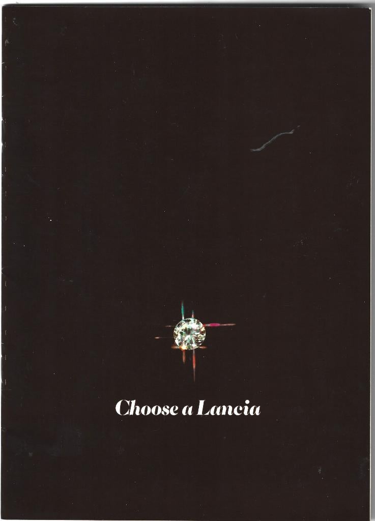 Lancia choose brochure Coupé Beta Gamma auto (LC94), Ophalen of Verzenden, Zo goed als nieuw, Overige merken