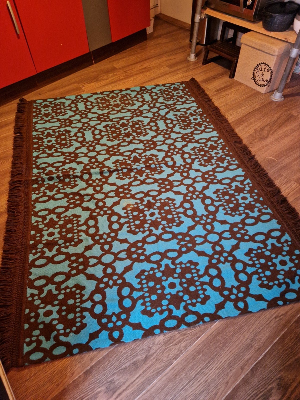 Originele vintage retro deken sprei 160 x 200, Ophalen of Verzenden, Zo goed als nieuw