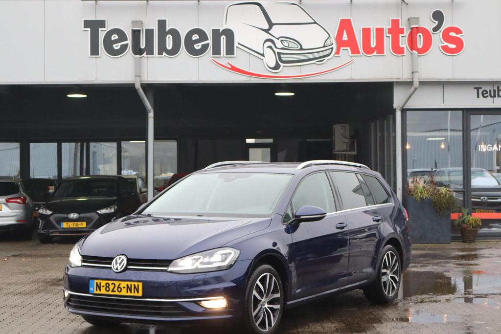 Volkswagen Golf Variant 1.5 TSI Highline Business R Apple Ca, Auto's, 4 cilinders, 150 pk, Blauw, 690 kg