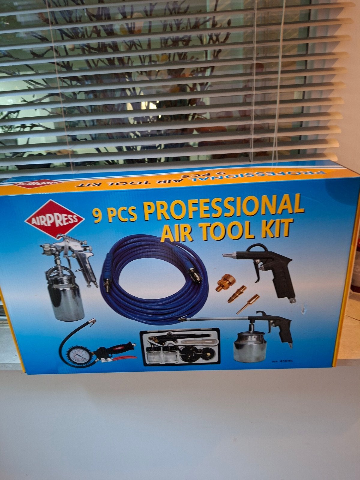 AIRPRESS 9-delige Professionele Luchtdrukgereedschapset, Ophalen of Verzenden, Nieuw, Gereedschapsset, Overige merken