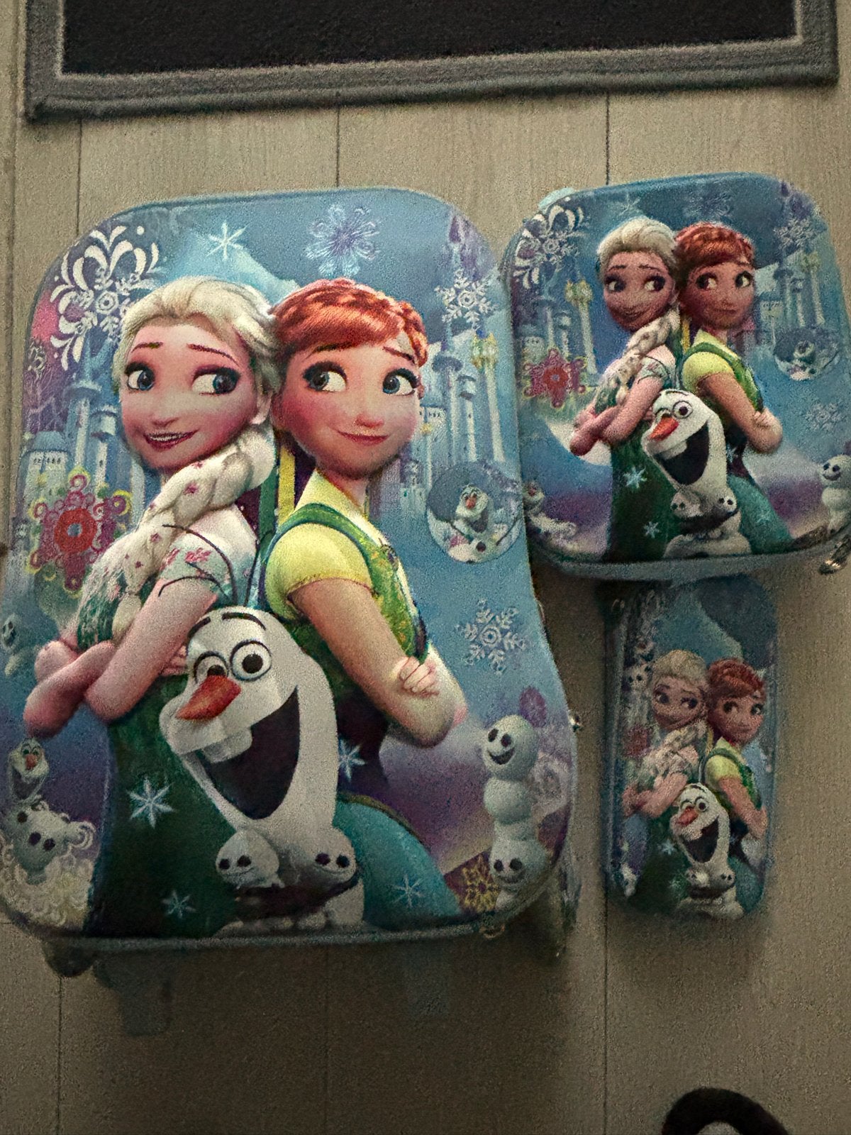 Frozen Trolley Koffer Set - Anna, Elsa & Olaf, Ophalen of Verzenden, Nieuw