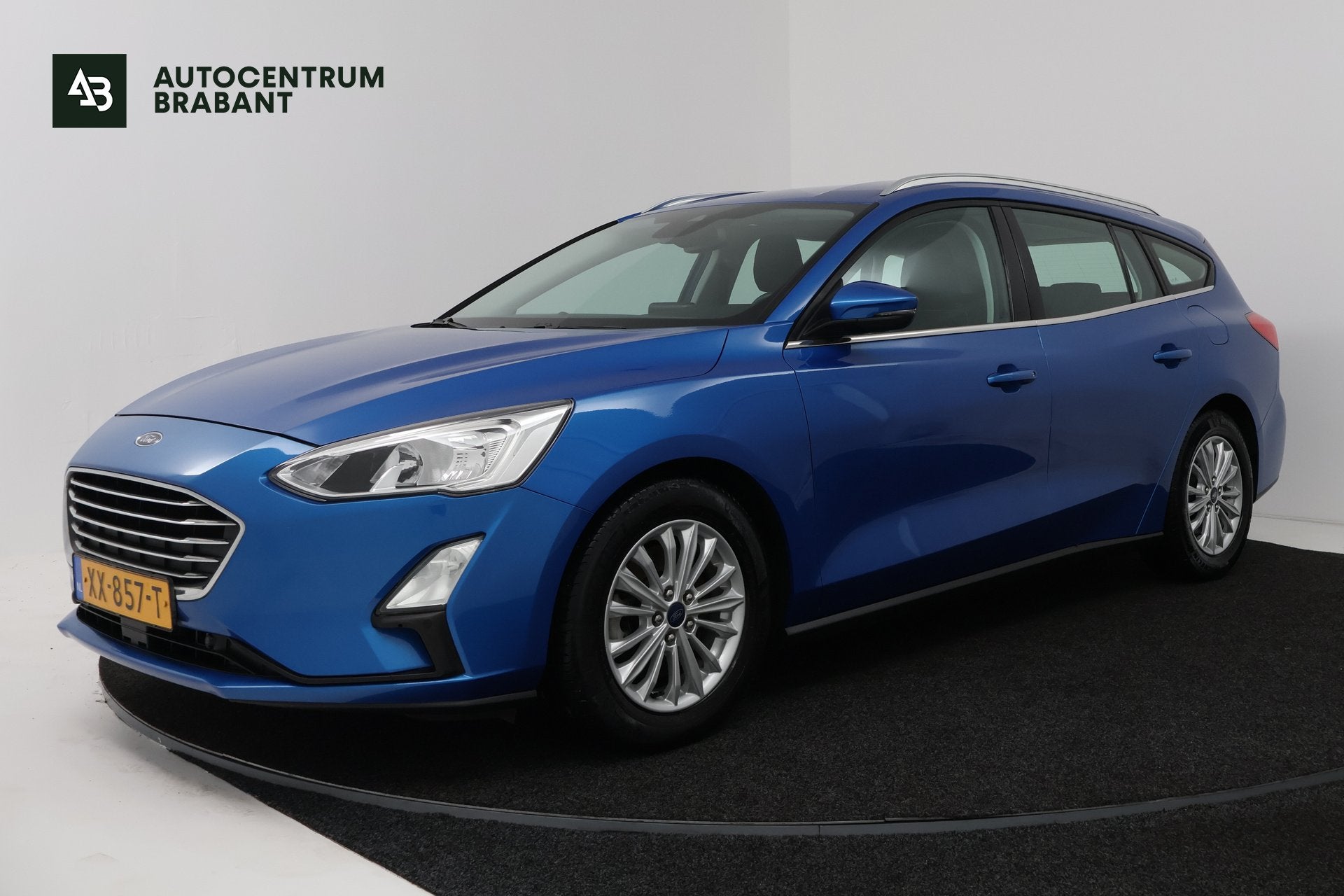Ford FOCUS Wagon 1.5 EcoBoost Titanium Business (STOEL/STUUR, Stof, Blauw, Origineel Nederlands, Handgeschakeld