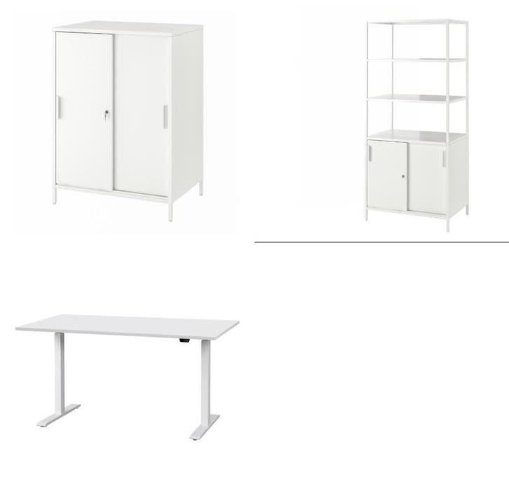 Complete werkkamer inrichting IKEA Rudolf & Trotten kasten, Ophalen of Verzenden, Zo goed als nieuw