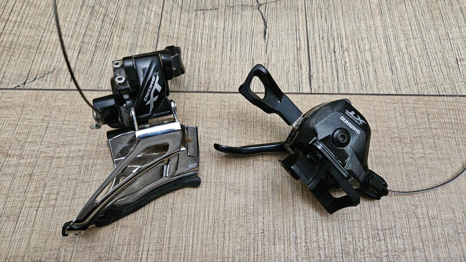 deore XT mountainbike shifter & derailleur 2 speed, Ophalen of Verzenden, Nieuw