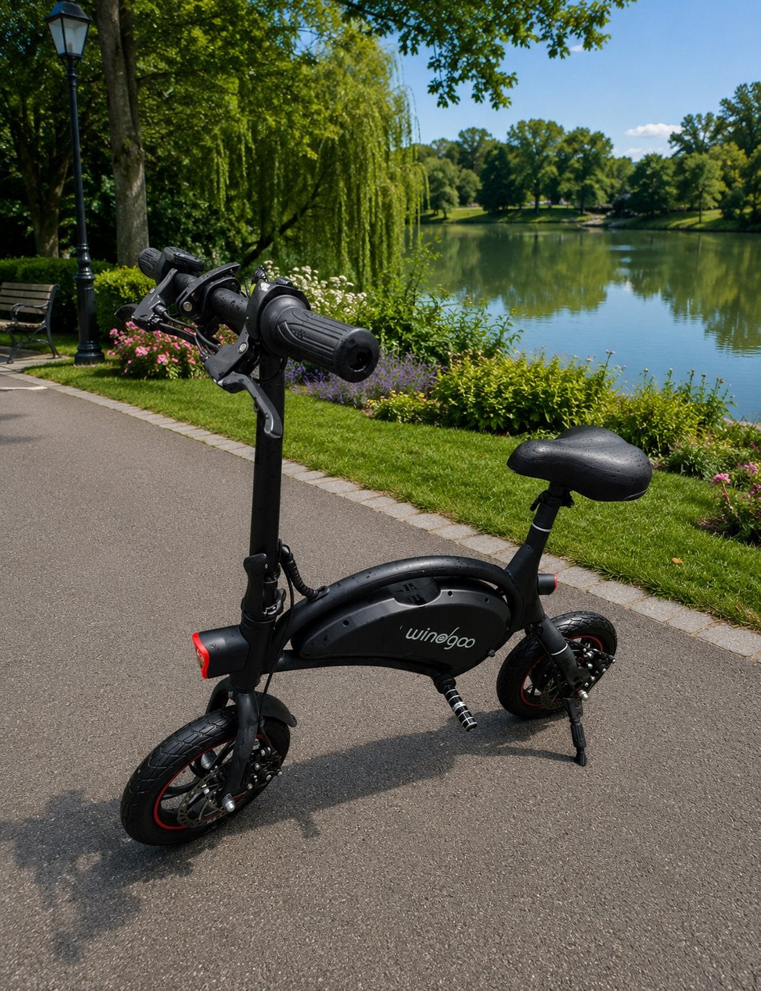 Windgoo B3 elektrische fiets - Compact en opvouwbaar, Minder dan 30 km per accu, Gebruikt, Minder dan 47 cm, Ophalen