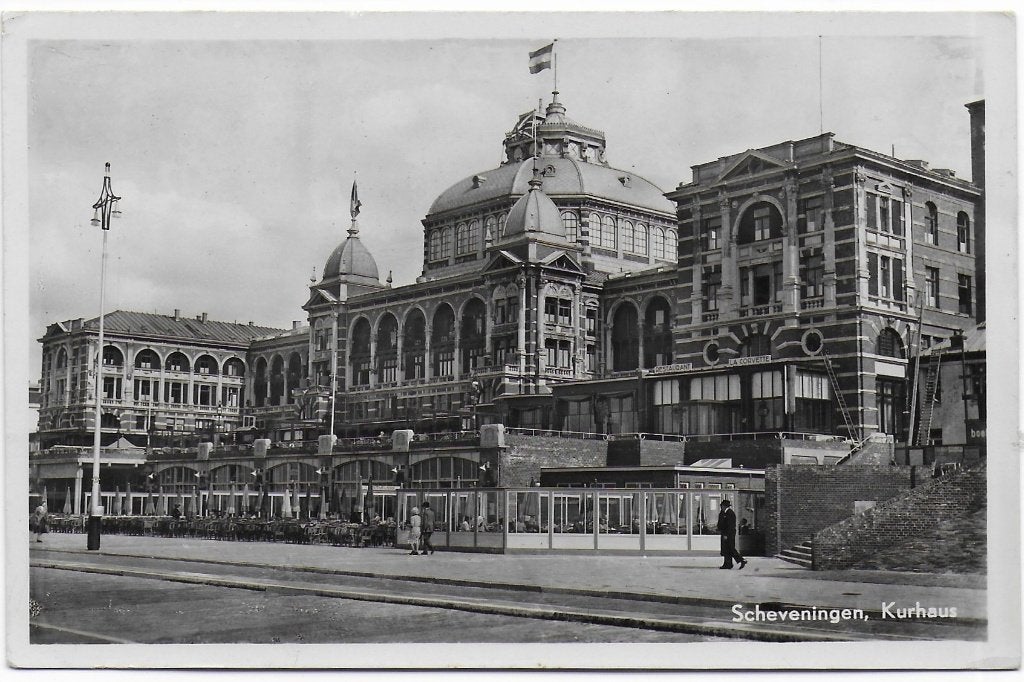 Scheveningen Kurhaus Gelopen Ansichtkaart uit 1951 (B6581), Ophalen of Verzenden, 1940 tot 1960, Gelopen, Zuid-Holland
