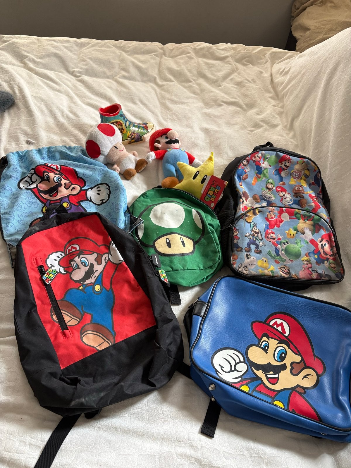 Grote Super Mario Bros. Collectie: Tassen, Knuffels & Meer!, Ophalen of Verzenden, Gebruikt, Jongen of Meisje