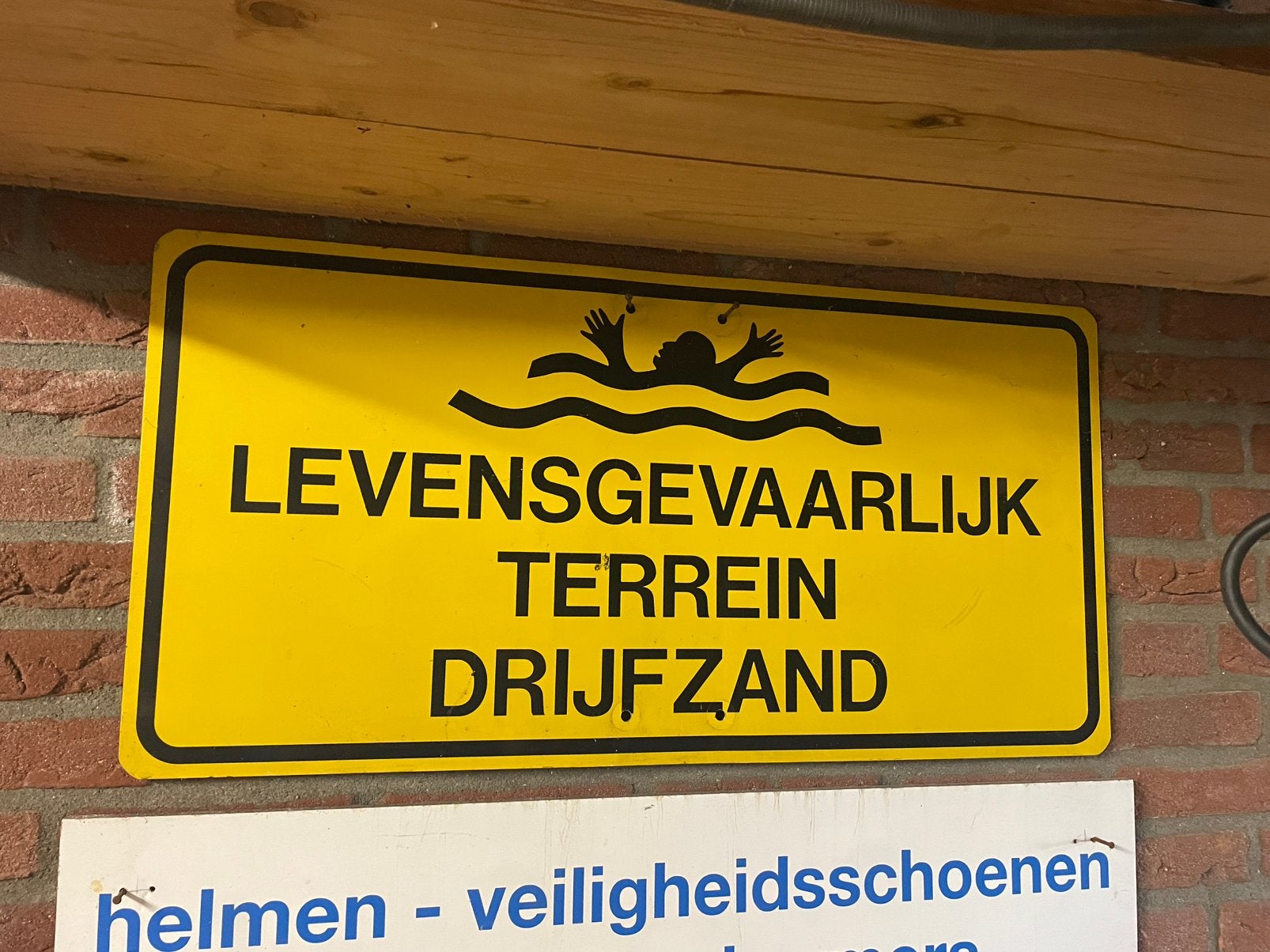 Reclamebord, Ophalen, Gebruikt, Reclamebord