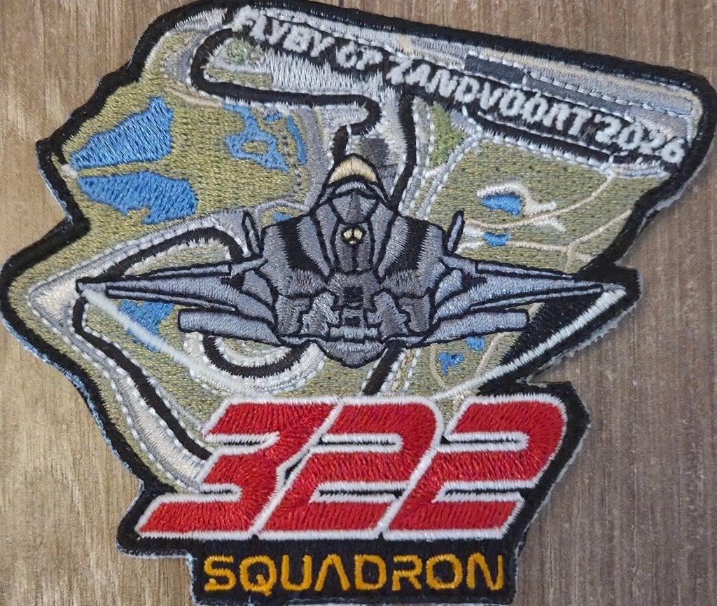 TE RUIL: Flyby GP Zandvoort 2026 (322 Sqn) patch !!, Verzamelen, Militaria | Algemeen, Ophalen of Verzenden, Luchtmacht, Nederland