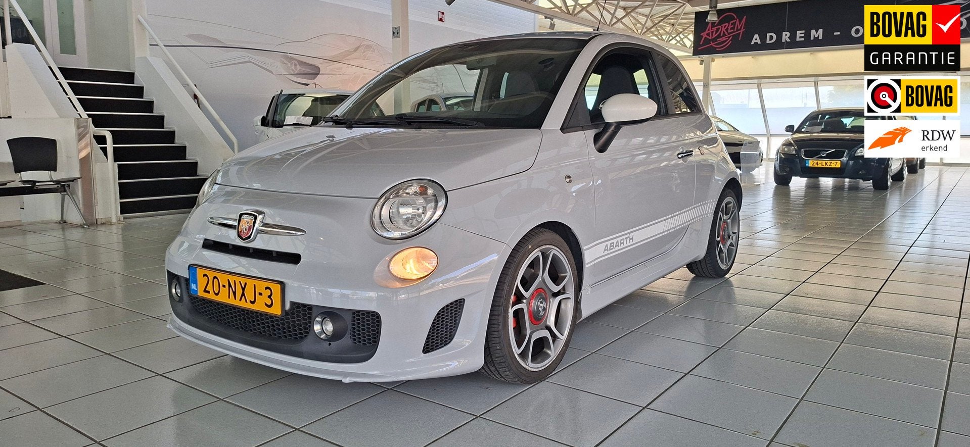 Fiat 500 1.4-16V Abarth met Ragazzon uitlaat, Zwart, 4 cilinders, Bedrijf, Handgeschakeld