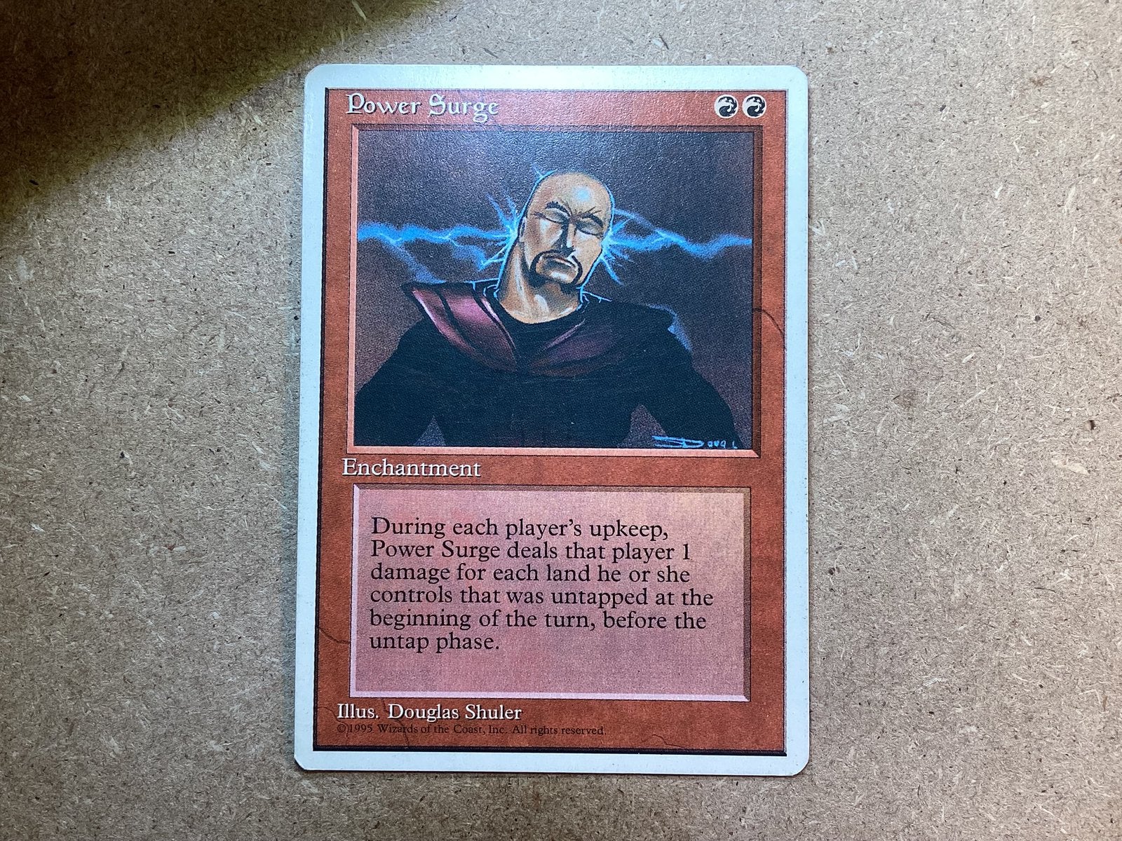 1x Power Surge (Played), Ophalen of Verzenden, Gebruikt, Losse kaart