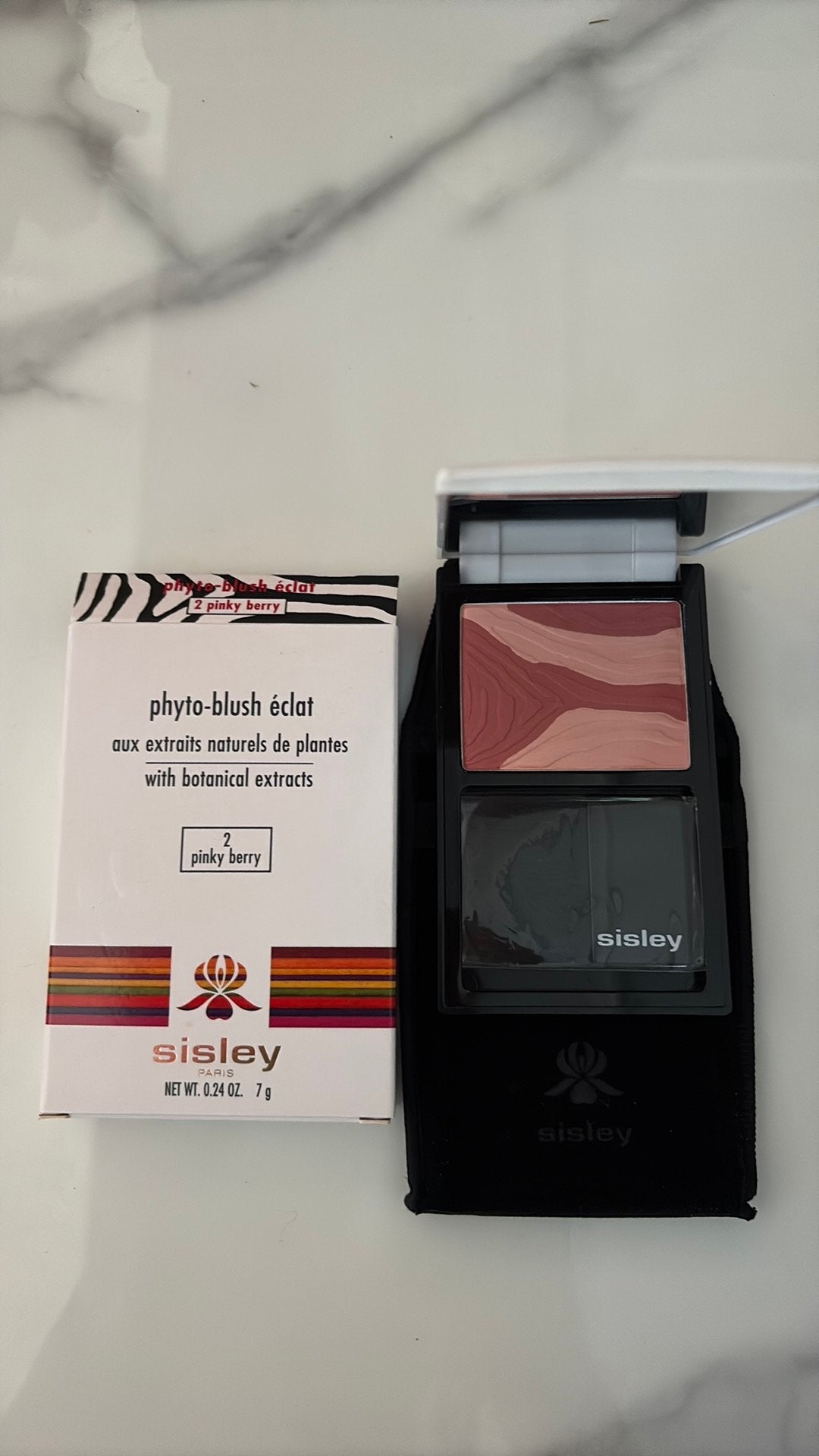 Sisley phyto blush eclat 2 pinky berry nieuw, Verzenden, Nieuw, Roze, Wangen