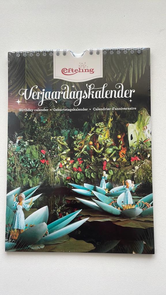 Efteling Verjaardagskalender, Verzamelen, Efteling, Ophalen of Verzenden, Nieuw, Gebruiksvoorwerp
