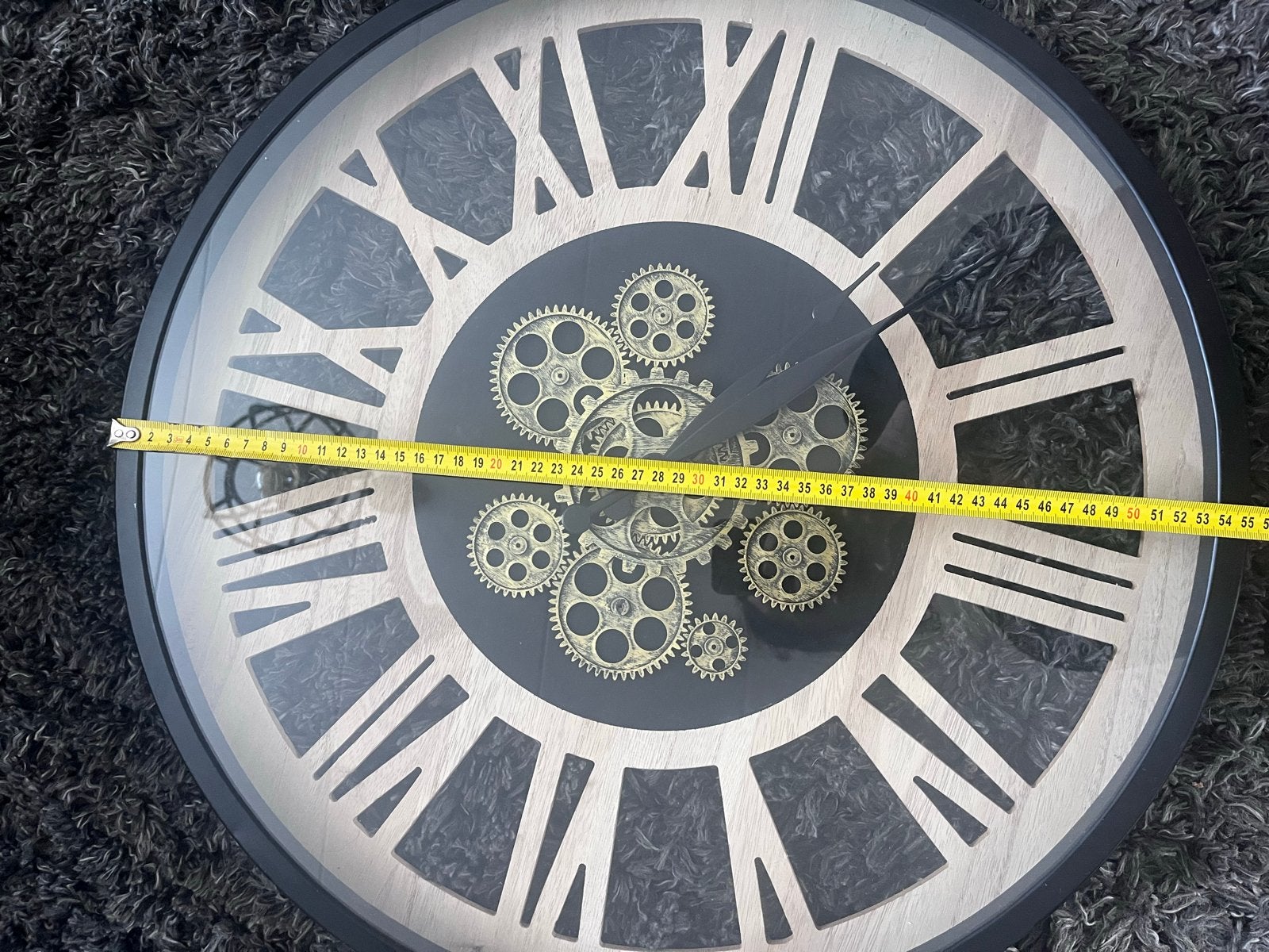 Nette Kwantum wandklok met zichtbaar uurwerk, Ophalen, Wandklok, Zichtbaar uurwerk, Analoog