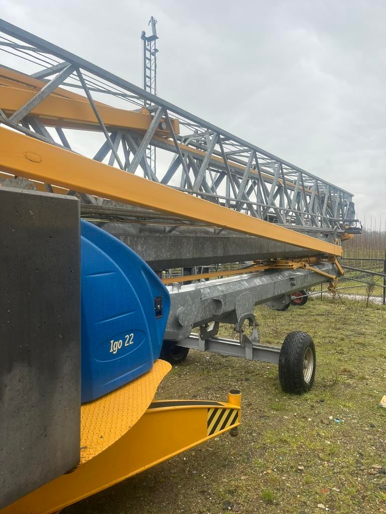 1x Potain igo 22 28m snelmontagekraan 10 ton meter bouwkraan, Motoren, Ophalen of Verzenden, Zo goed als nieuw