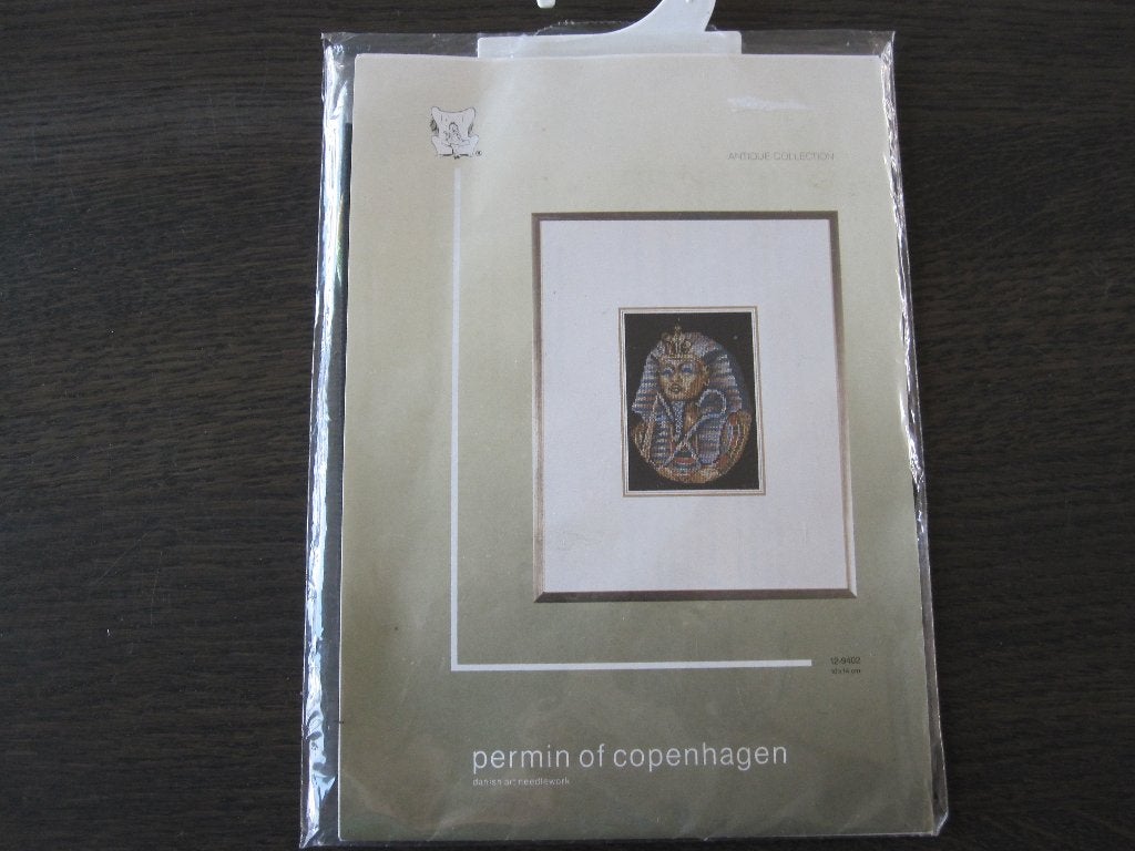 Permin of Copenhagen, DMC/ Antique Collection, Toetanchamon., Ophalen of Verzenden, Nieuw, Borduurpakket