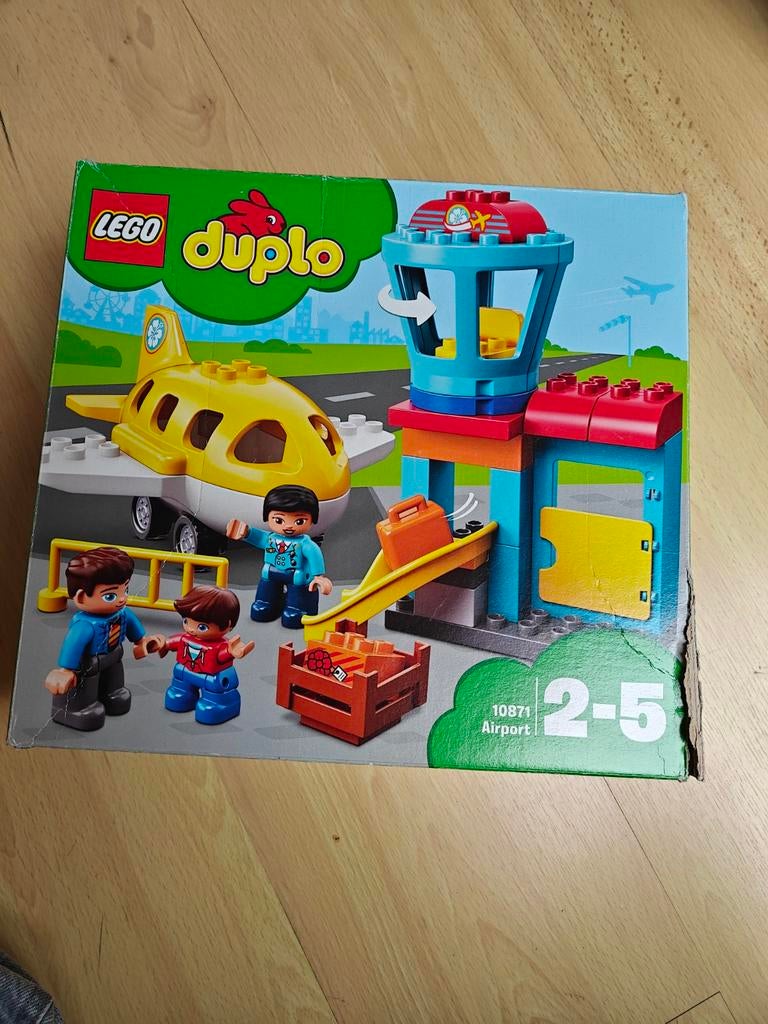 LEGO Duplo Vliegveld 10871 - Complete set met doos, Gebruikt, Compleet, Overige thema's, Lego