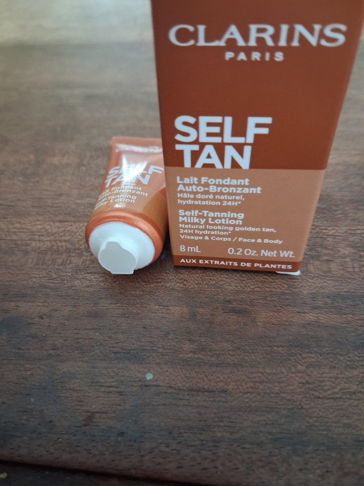 CLARINS SELF TAN LOTION, Verzenden, Nieuw, Gehele gezicht