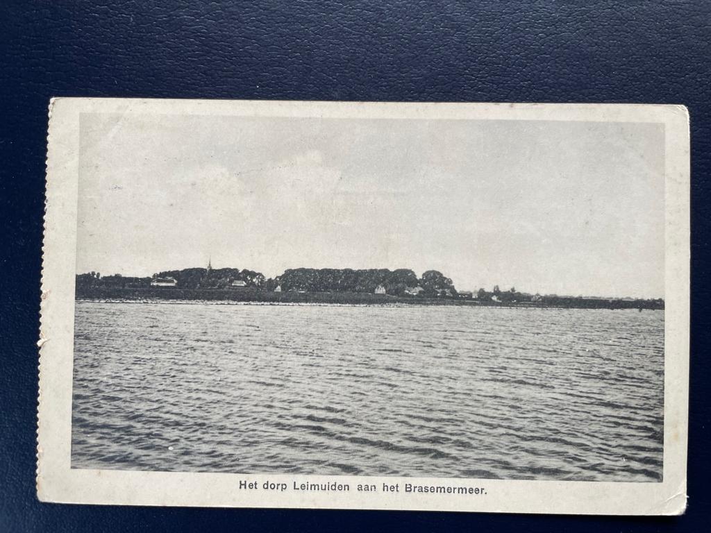 ansichtkaart / kaart van Leimuiden aan het Brasemermeer., Verzenden, 1920 tot 1940