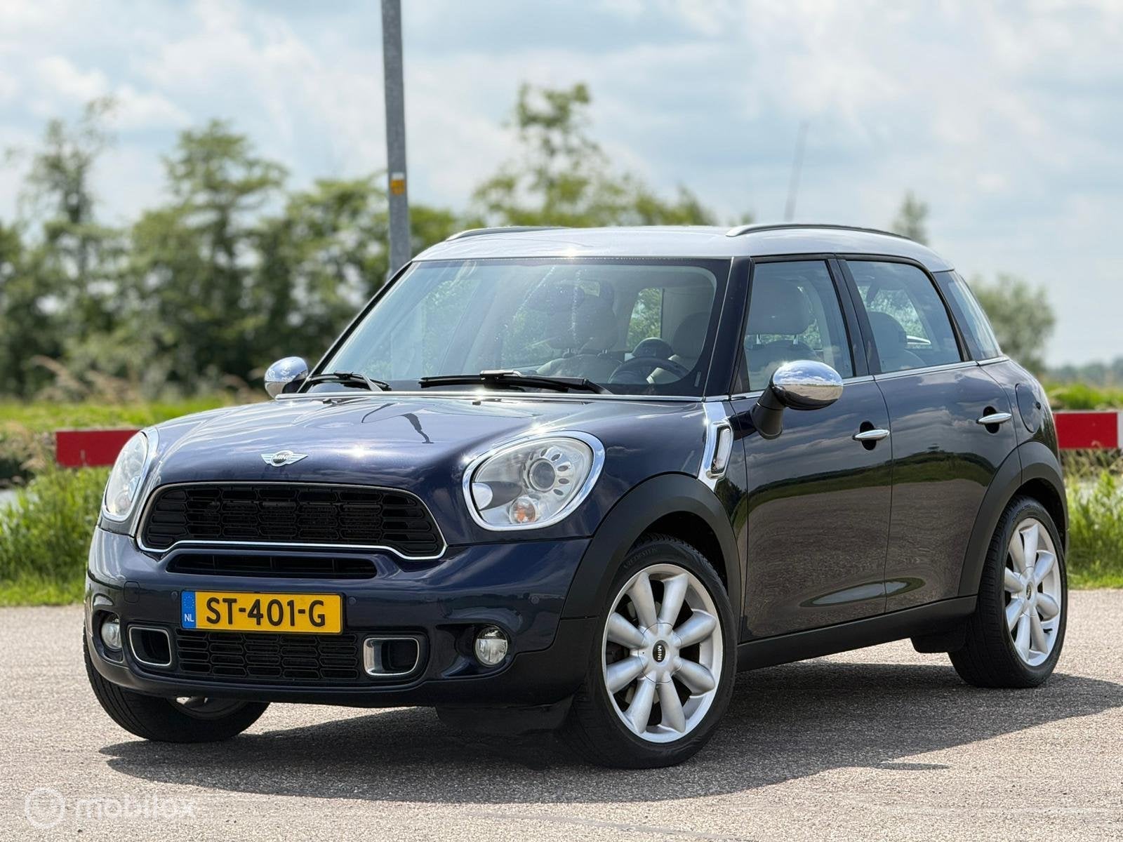 Mini Countryman 1.6 Cooper S, Xenon Automaat, Leer !, Auto's, Mini, Euro 5, Gebruikt, Blauw, 14 km/l