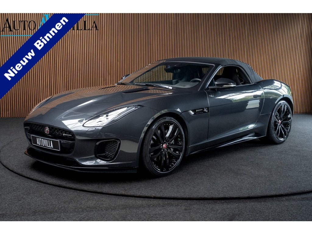 Jaguar F-Type 2.0T R-Dynamic Leer Camera Meridian Massage S., Auto's, Jaguar, Achterwielaandrijving, Euro 6, 4 cilinders, Cabriolet
