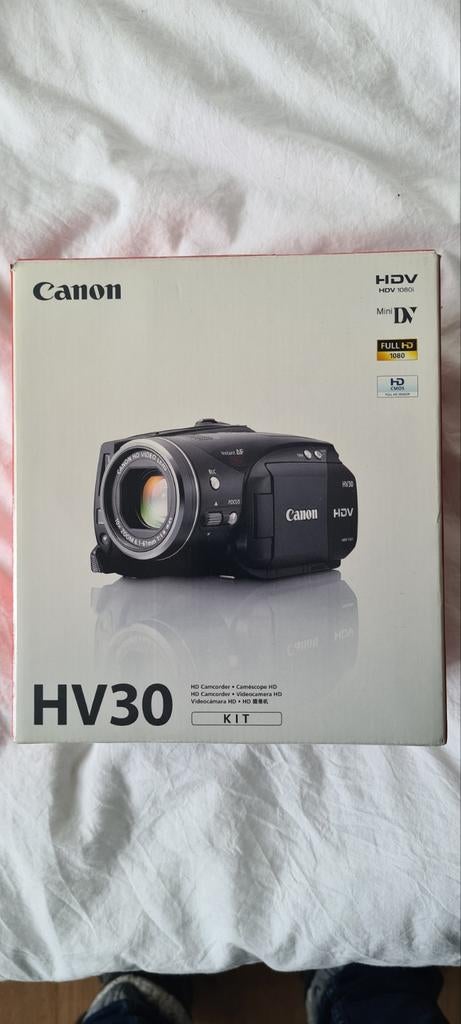 Canon HV30 HD Camcorder - Zo goed als nieuw, Audio, Tv en Foto, Videocamera's Digitaal, Canon, Ophalen of Verzenden, Zo goed als nieuw