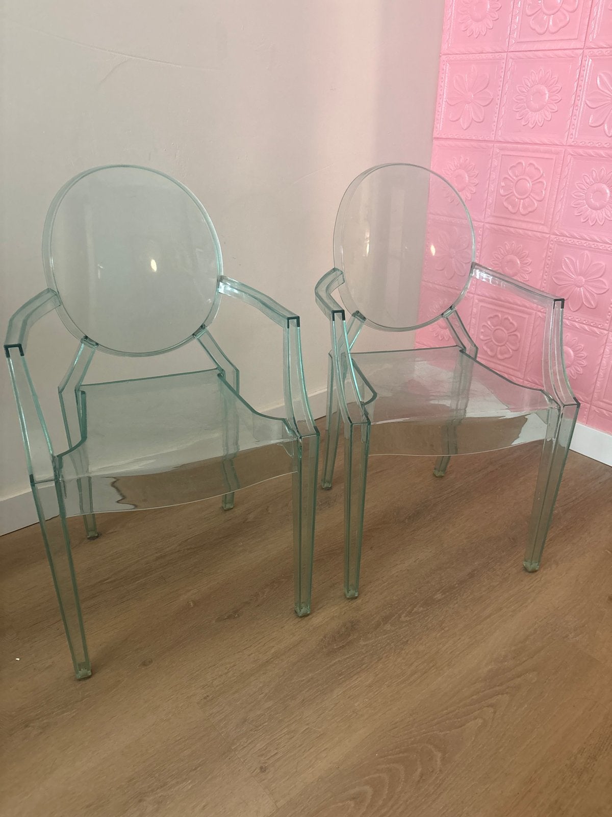 2 Kartell Lou Lou Ghost kinderstoelen, Ophalen, Zo goed als nieuw, Stoel
