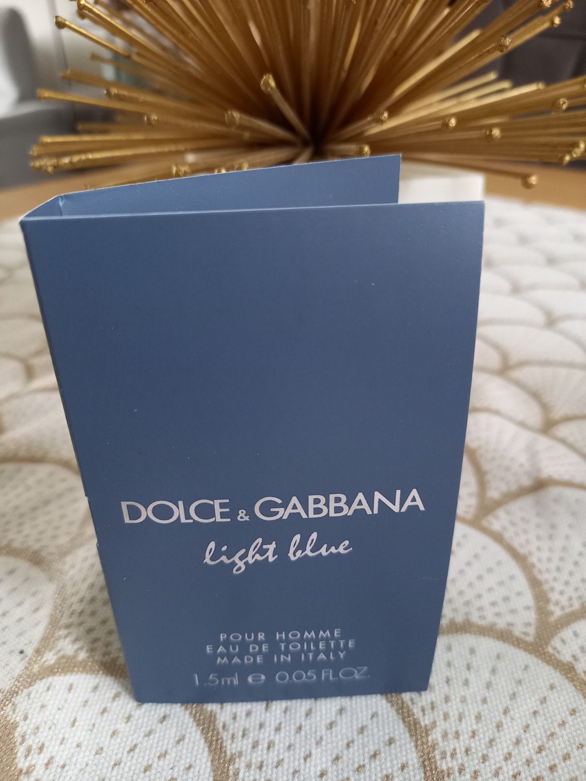 Proefje Light Blue D&G, Ophalen of Verzenden, Nieuw
