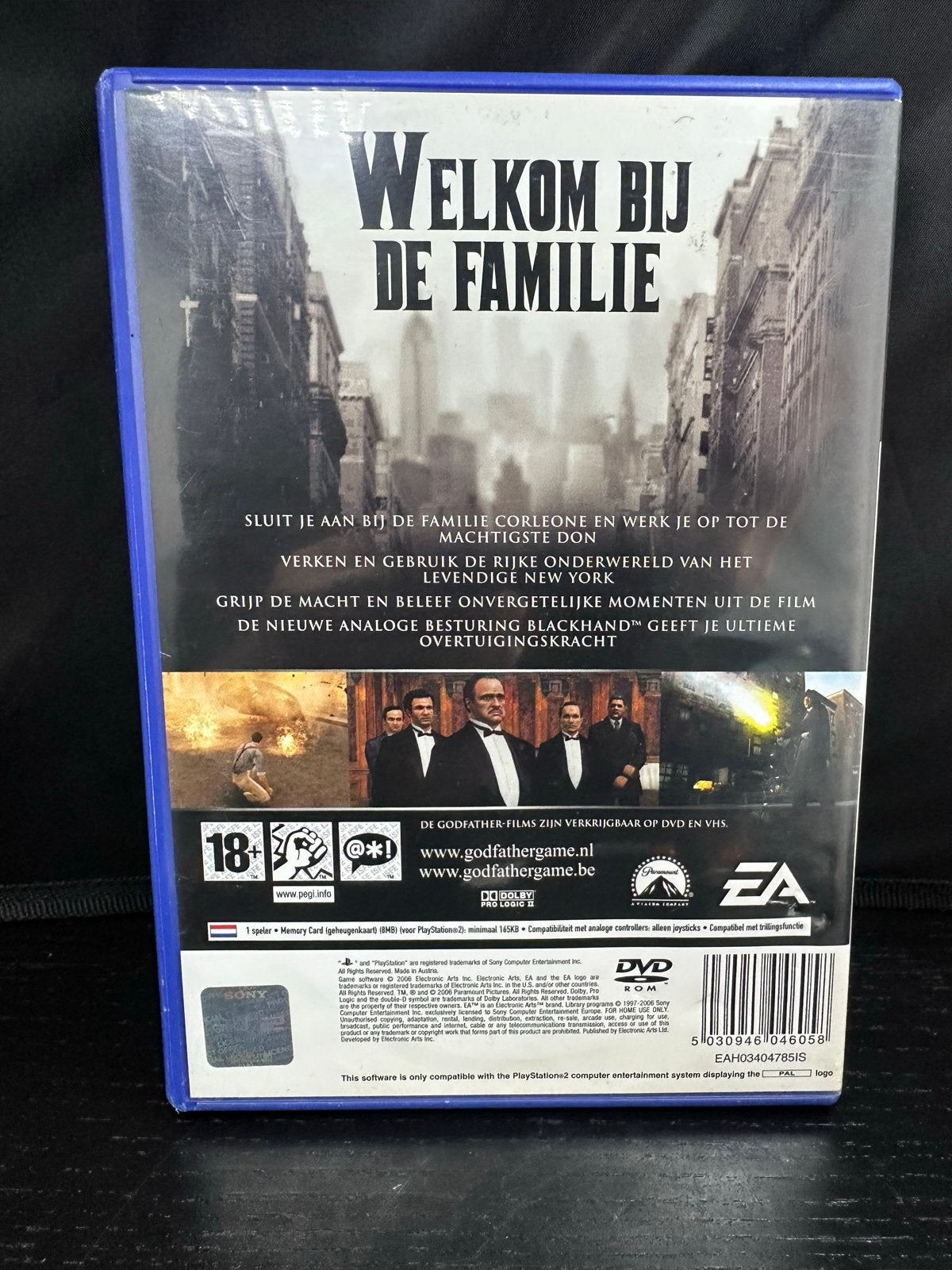 The Godfather - PlayStation 2 (PS2) - Actie/Avontuur, Avontuur en Actie, Gebruikt, Vanaf 18 jaar, Verzenden
