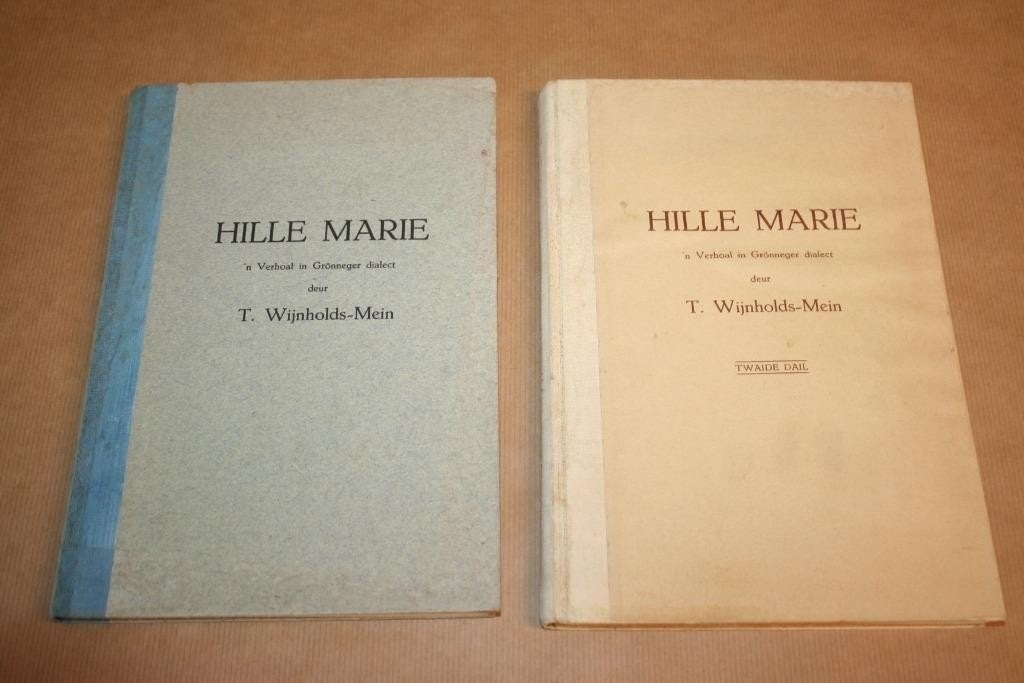 Hille Marie 1 en 2 — Wijnholds-Mein, Gronings 1951-1952, Ophalen of Verzenden, Gelezen