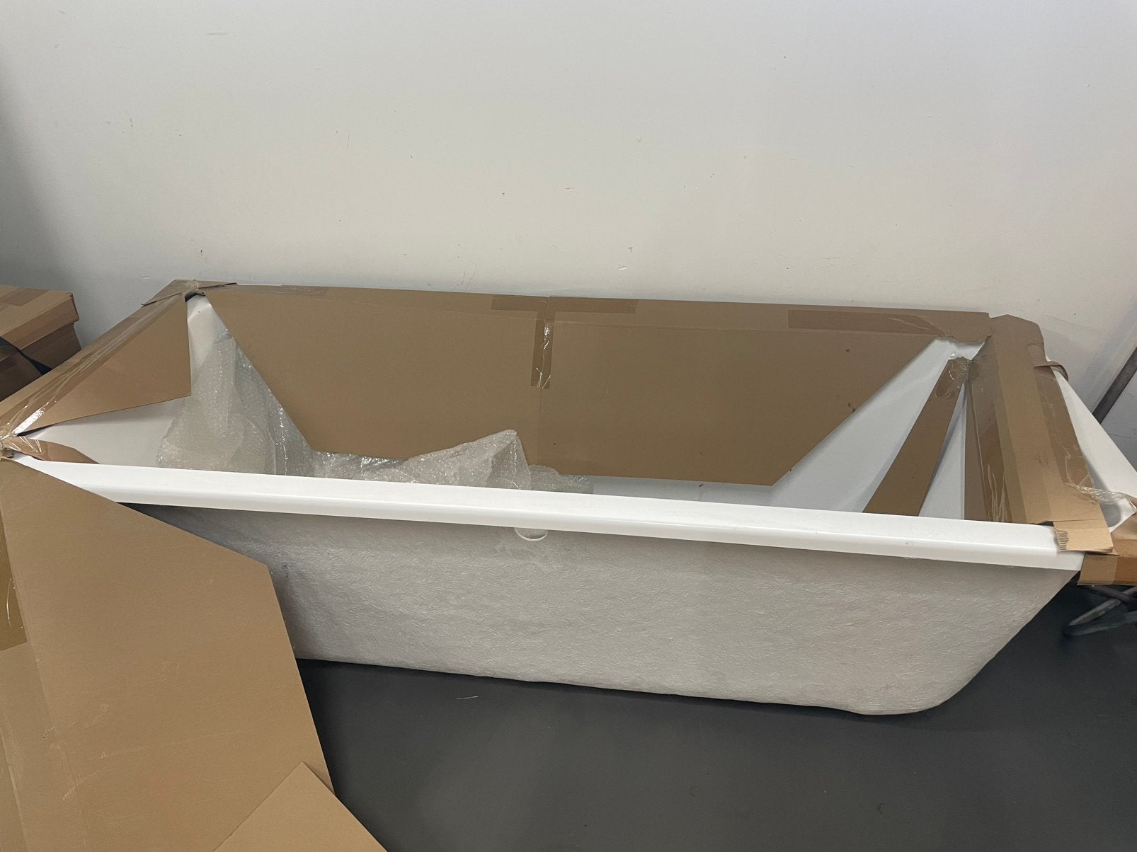 Inbouw ligbad, Ophalen, Nieuw