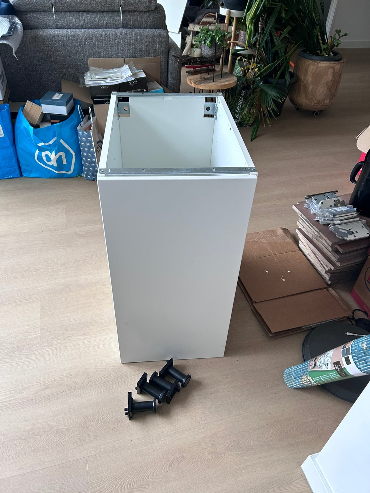Ikea Method onderkast 40x60cm met poten - Ongebruikt, Huis en Inrichting, Ophalen, Minder dan 50 cm, Wit, Nieuw
