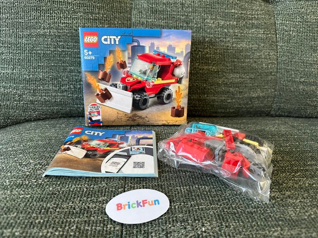 Lego 60279 kleine bluswagen. 100% Compleet, Ophalen of Verzenden, Zo goed als nieuw, Complete set, Lego