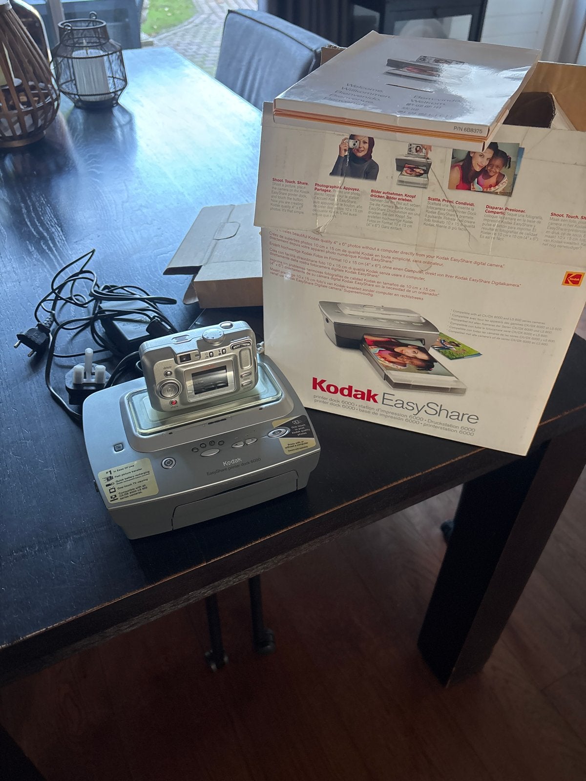 Kodak EasyShare Camera & Printer Dock 6000, Ingebouwde flitser, Oplader, Ophalen of Verzenden, Zo goed als nieuw