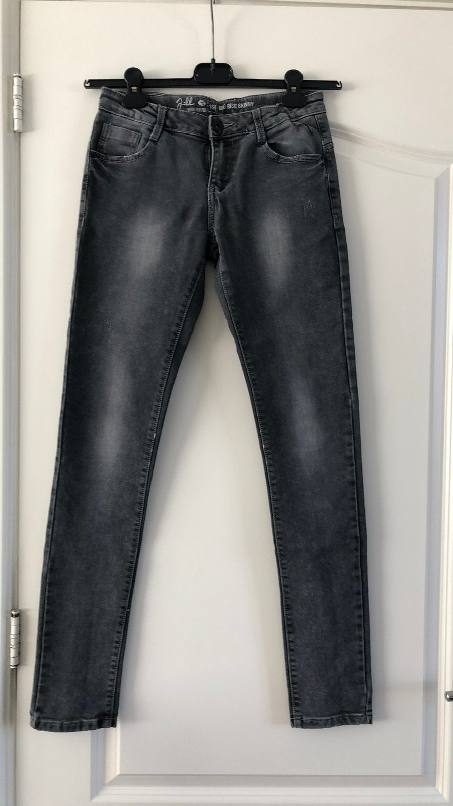 Jill grijze skinny maat 164, Ophalen of Verzenden, Zo goed als nieuw, Meisje, Broek
