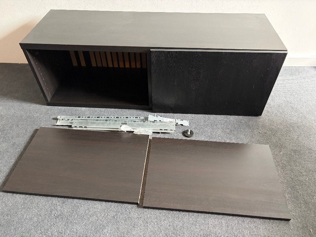 Besta tv-meubel incl 1 deur + 2 planken, Ophalen, Gebruikt, 25 tot 50 cm, Minder dan 100 cm